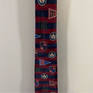 Vintage Mickey Unlimited Men's Neck Tie Necktie Disney Mickey Mouse Stripes